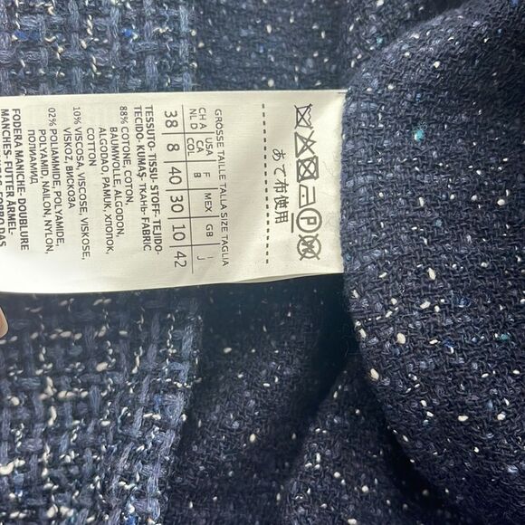 Max Mara
Blue Weekend Amalfi Jacket Navy Fringe Blazer - Picture 4 of 4